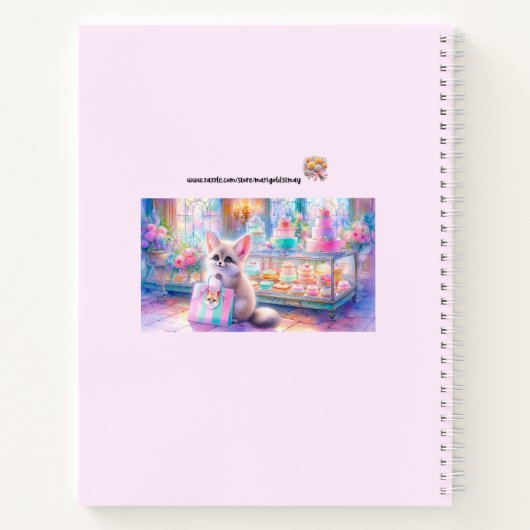 Carnet Bloc-notes Fennec Fox (Dos)