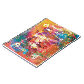 Carnet Bloc-notes Flamant rose (Côté gauche)