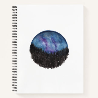 Carnet Bloc-notes Forest Galaxy