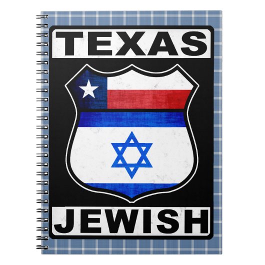 Carnet Bloc-notes juif américain du Texas (Devant)