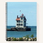 Carnet Bloc-notes Lorain Harbour West Breakwater Light (Devant)