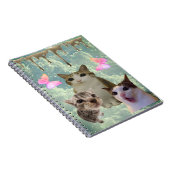Carnet bloc-notes miaou dégoulinant d'or (Côté Droit)