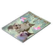 Carnet bloc-notes miaou dégoulinant d'or (Côté gauche)