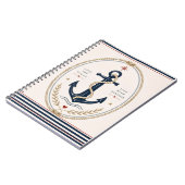Carnet Bloc-notes nautique classique Sailorcore (Côté gauche)