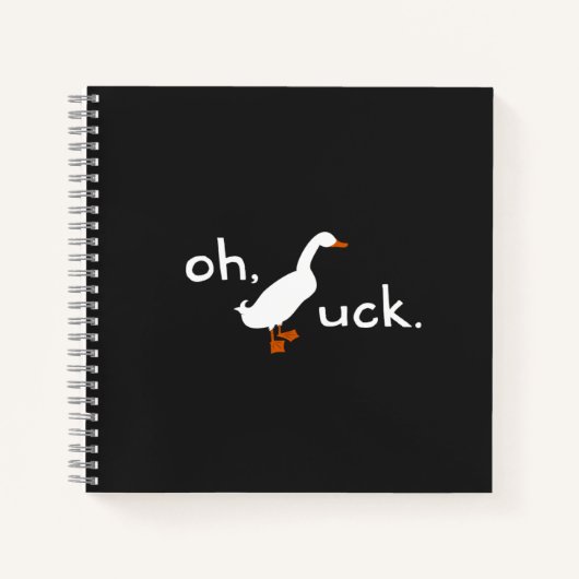 Carnet Bloc-notes Oh Duck (Devant)
