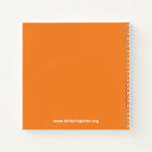 Carnet Bloc-notes - Orange (Dos)
