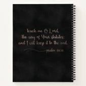 Carnet Bloc-notes "Parties scintillant et grâce" (étude b (Dos)