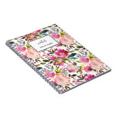 Carnet Bloc-notes photo de printemps d'aquarelle (Côté Droit)