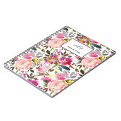 Carnet Bloc-notes photo de printemps d'aquarelle (Côté gauche)