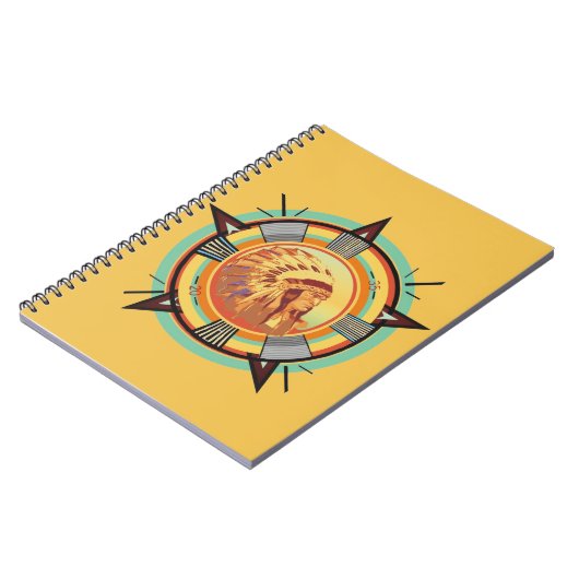 Carnet Bloc-notes pour Motif indien (Côté gauche)