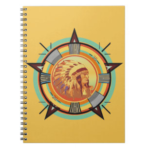 Carnet Bloc-notes pour Motif indien