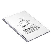 Carnet Bloc-notes promotionnel de nettoyage commercial (Côté Droit)