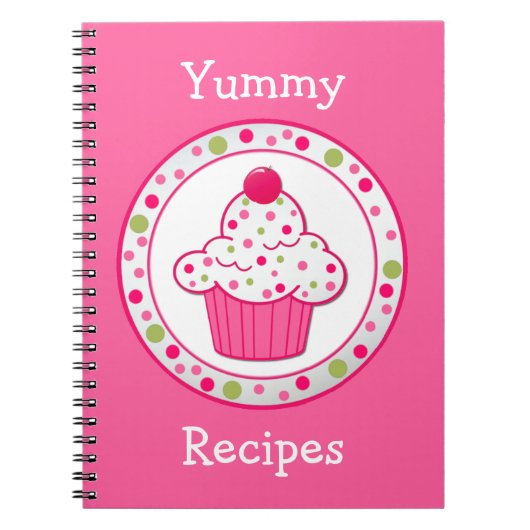 Carnet Bloc-notes Recette rose capricieuse (Devant)
