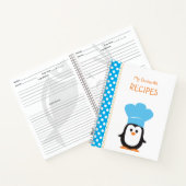 Carnet Bloc-notes Recette vierge à écrire (Intérieur)