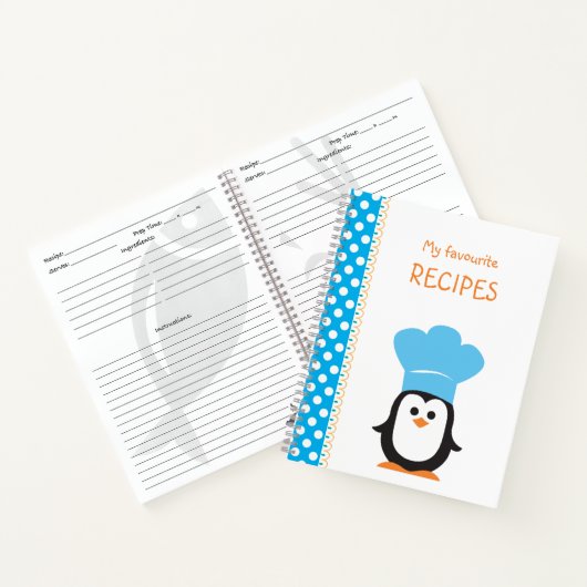 Carnet Bloc-notes Recette vierge à écrire (Intérieur)