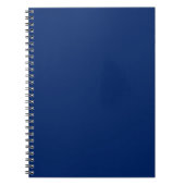 Carnet Bloc-notes Royal bleu solide (Devant)