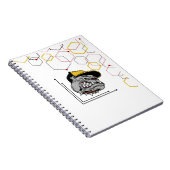 Carnet Bloc-notes Spiral de l'hexagone-Pitti (Côté Droit)