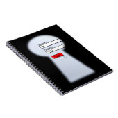Carnet Bloc-notes Spiral Security Password (Côté Droit)