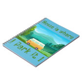 Carnet Bloc-notes style Vanlife (Côté gauche)