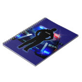 Carnet bloc-notes sur la police et l'application de la lo (Côté gauche)