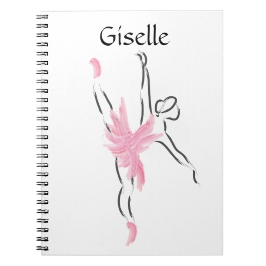 Carnet Bloc-notes Tutu Love Giselle (Devant)