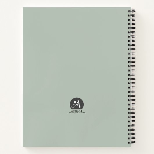 Carnet Bloc-notes victorien Rose Shabby Chic Style (Dos)