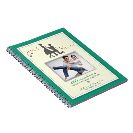 Carnet Bloc-notes Wedding planner de la mariée de proposi (Côté Droit)