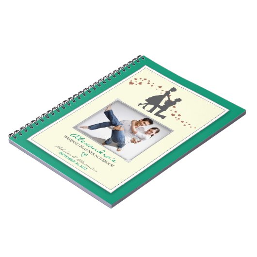 Carnet Bloc-notes Wedding planner de la mariée de proposi (Côté gauche)