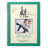 Carnet Bloc-notes Wedding planner de la mariée de proposi (Devant)