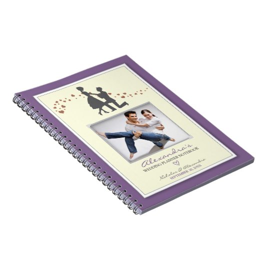 Carnet Bloc-notes Wedding planner de la mariée de proposi (Côté Droit)