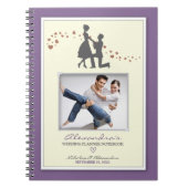 Carnet Bloc-notes Wedding planner de la mariée de proposi (Devant)