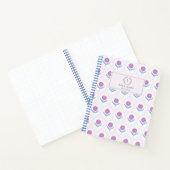 Carnet Blockprint inspiré rose floral (Intérieur)