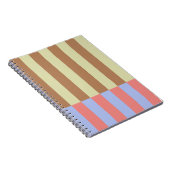 Carnet Blocs à rayures pastel (Côté Droit)