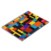 Carnet Blocs Abstraits dans les couleurs du désert (Côté gauche)