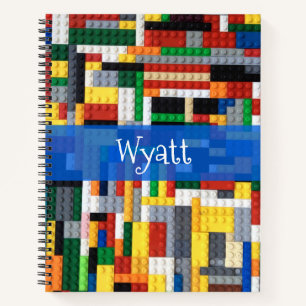 Carnet Blocs de Construction Colorés Rentree Scolaire