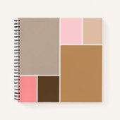 Carnet Blocs de couleurs de coquillage (Devant)