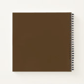 Carnet Blocs de couleurs de coquillage (Dos)