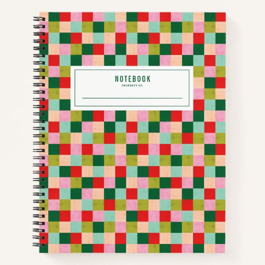 Carnet Blocs de couleurs Joyeuses et lumineuses (Devant)