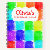 Carnet Blocs de crayons personnalisés 1ère calligraphie e (Devant)