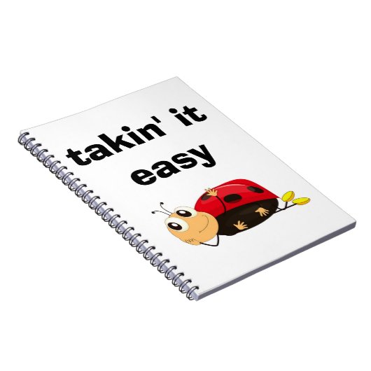 CARNET BLOGUEUR LADYBUG "TAKIN' IT FACILE" (Côté Droit)