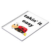 CARNET BLOGUEUR LADYBUG "TAKIN' IT FACILE" (Côté gauche)