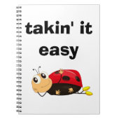 CARNET BLOGUEUR LADYBUG "TAKIN' IT FACILE" (Devant)