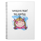 Carnet Blond World's Best Big Sister Gifts (Devant)