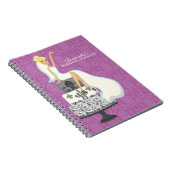 Carnet Blonde Bride sur gâteau Mariage {orchid} (Côté Droit)