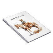 Carnet Blonde d'aquarelle occidentale, coutume (Côté Droit)