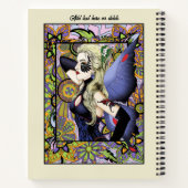 Carnet Blonde Fairy Floral Purple (Dos)