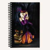 Carnet Blonde sorcier Citrouille pourpre (Recto)