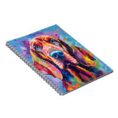 Carnet Bloodhound coloré (Côté Droit)