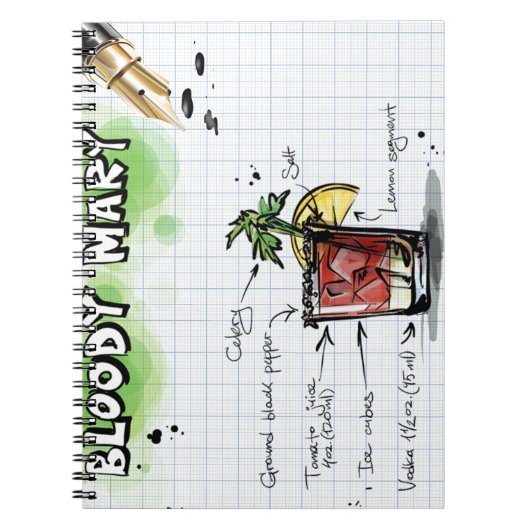 Carnet Bloody Mary (Devant)