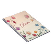 Carnet Bloom Floral Soft Pastel Inspirational (Côté Droit)
